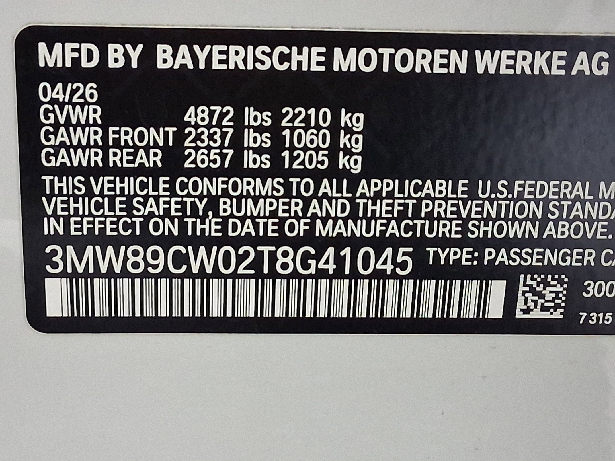 New 2026 BMW 330i xDrive Sedan w/ Convenience Package AWD/4WD image 17