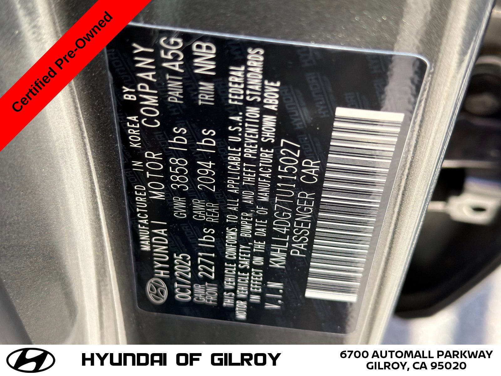 Certified 2026 Hyundai Elantra SE FWD image 27