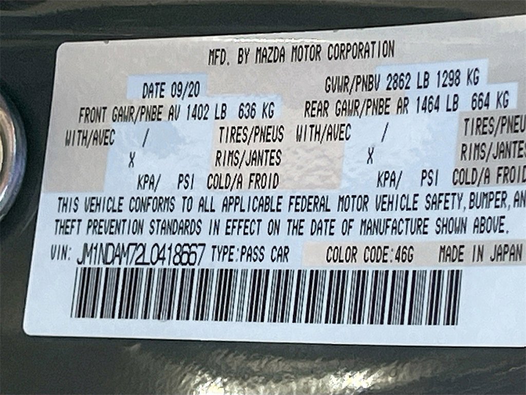 Used 2020 MAZDA MX-5 Miata RF Grand Touring image 27