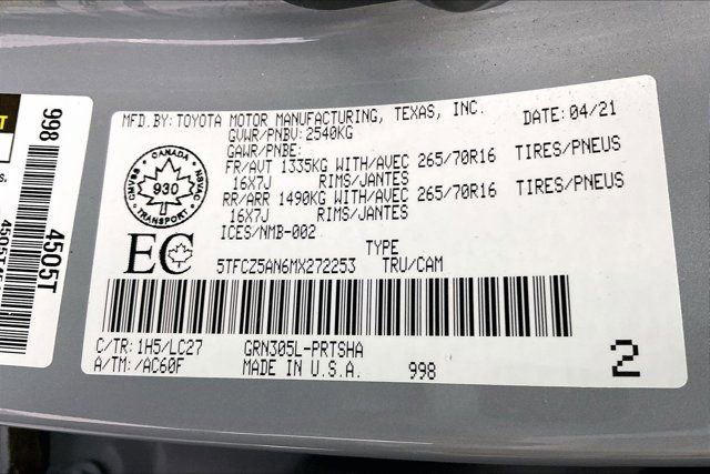 Used 2021 Toyota Tacoma TRD Sport image 35