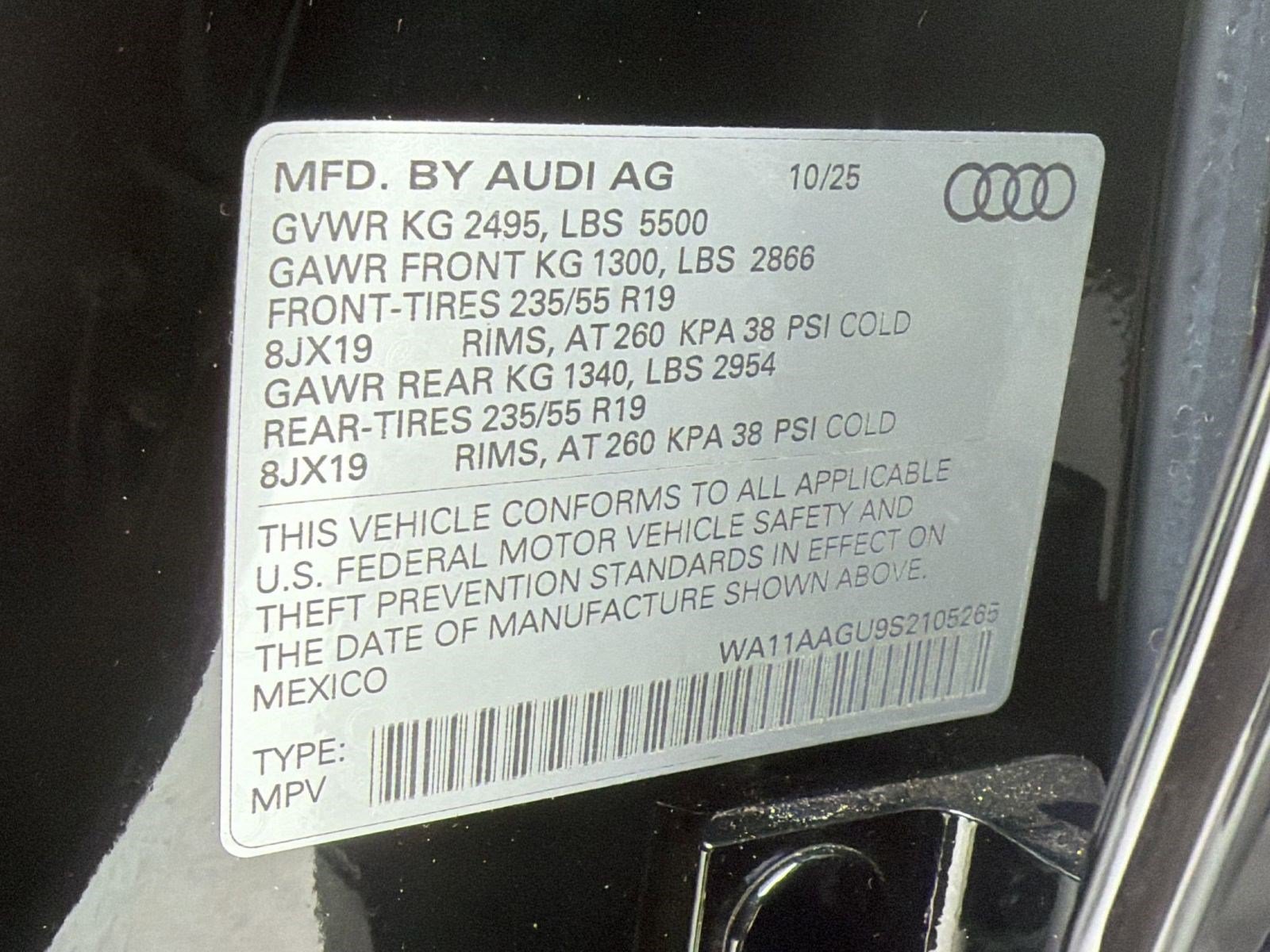 Used 2025 Audi Q5 Premium w/ Convenience Package AWD/4WD image 19