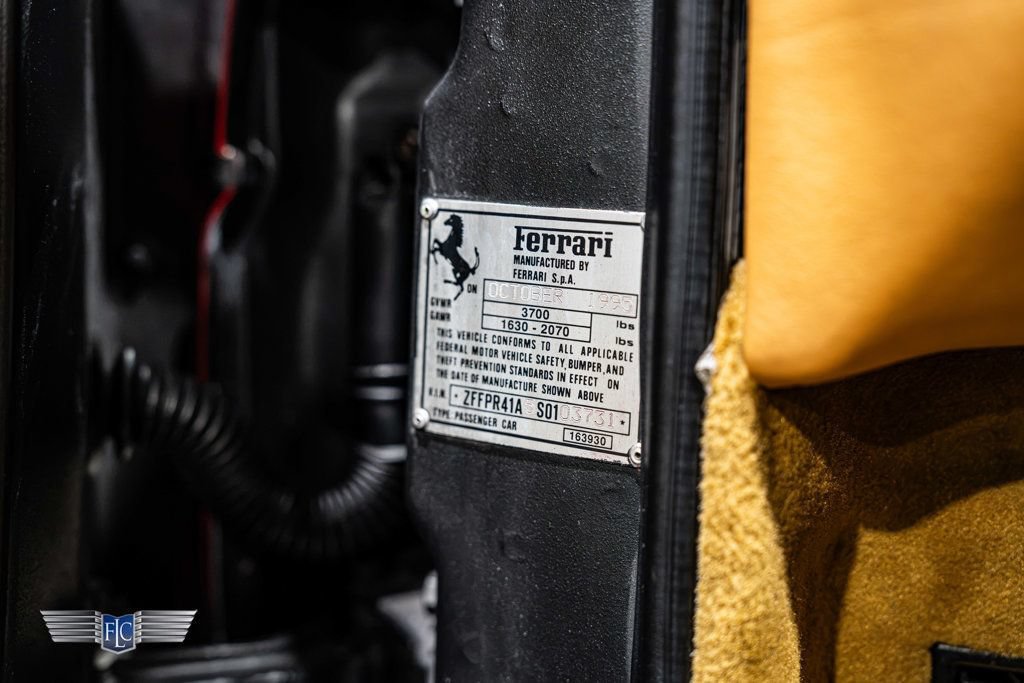Used 1995 Ferrari F355 Berlinetta RWD image 47