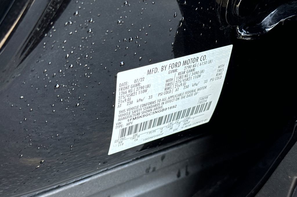 Certified 2022 Ford Explorer ST w/ Equipment Group 401A image 30