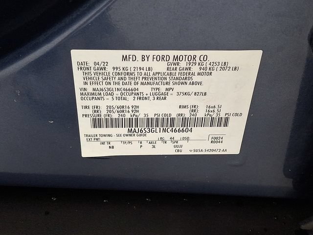 Used 2022 Ford EcoSport SE AWD/4WD image 34