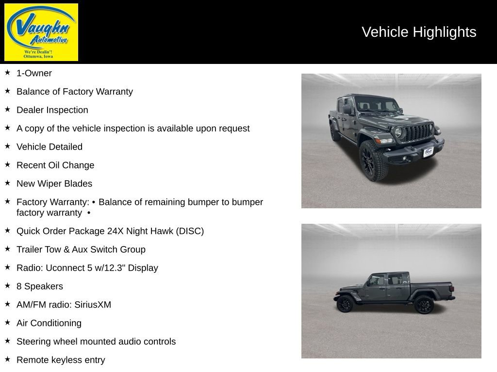 Used 2025 Jeep Gladiator Sport image 2