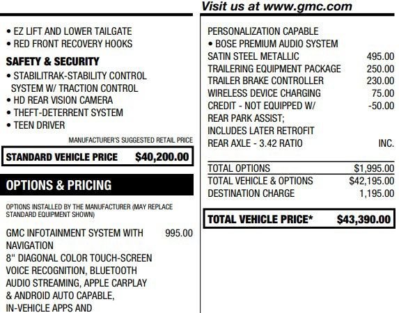 Certified 2022 GMC Canyon AT4 w/ Trailering Package AWD/4WD image 2