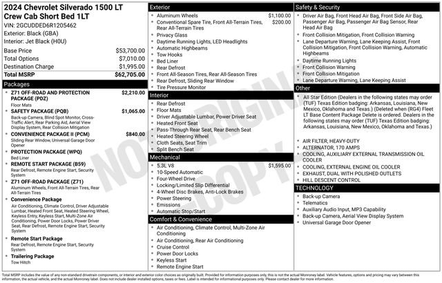 Used 2024 Chevrolet Silverado 1500 LT AWD/4WD image 25