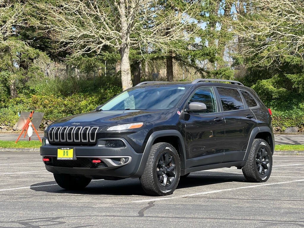Used 2015 Jeep Cherokee Trailhawk w/ Leather Interior Group