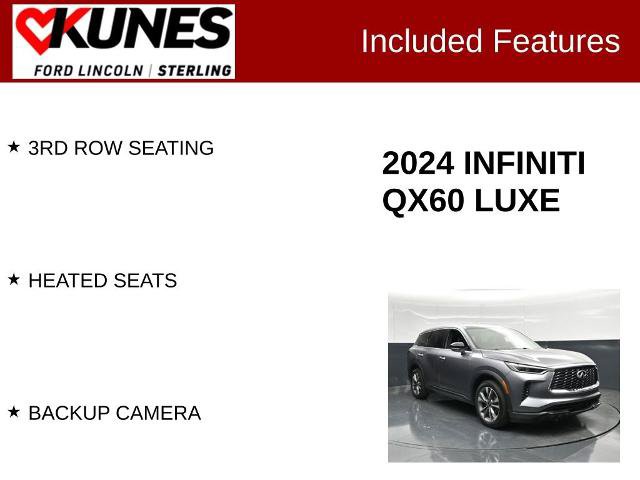 Used 2024 INFINITI QX60 Luxe AWD/4WD image 2