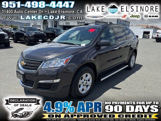 Used 2017 Chevrolet Traverse LS w/ LPO, 'HIT The Road' Package FWD image 1