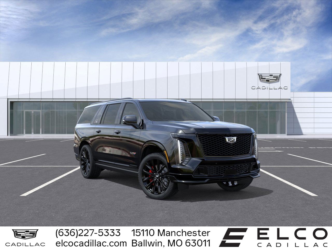 New 2026 Cadillac Escalade ESV V w/ LPO, ONYX Package