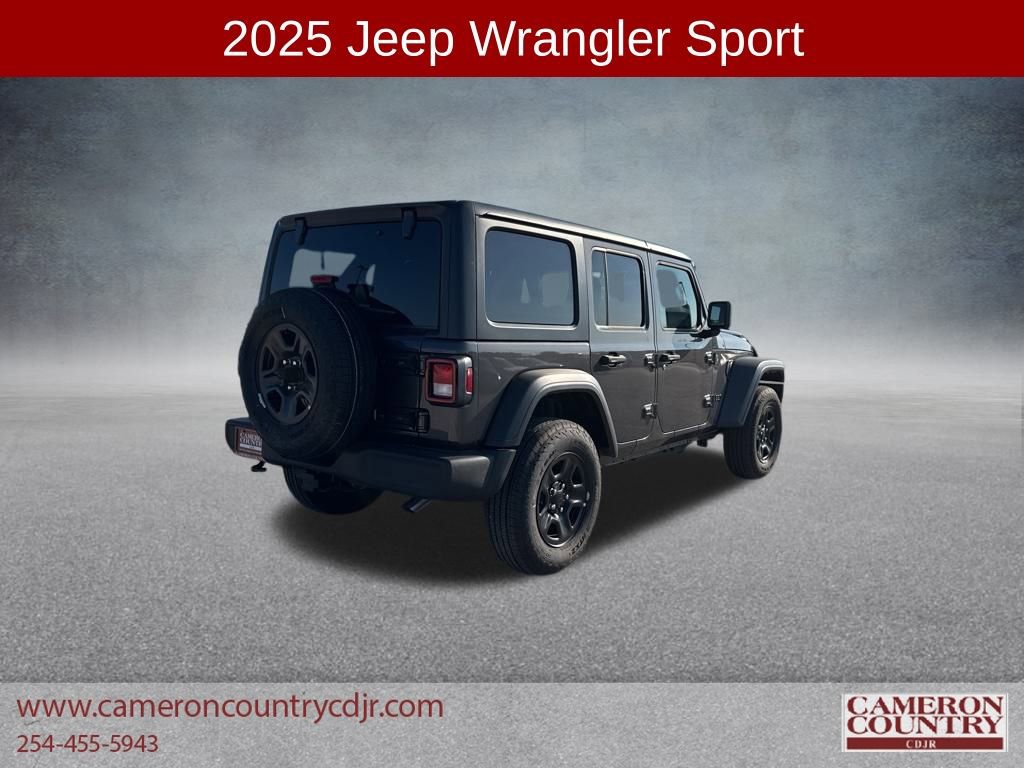 New 2025 Jeep Wrangler Unlimited Sport AWD/4WD image 3
