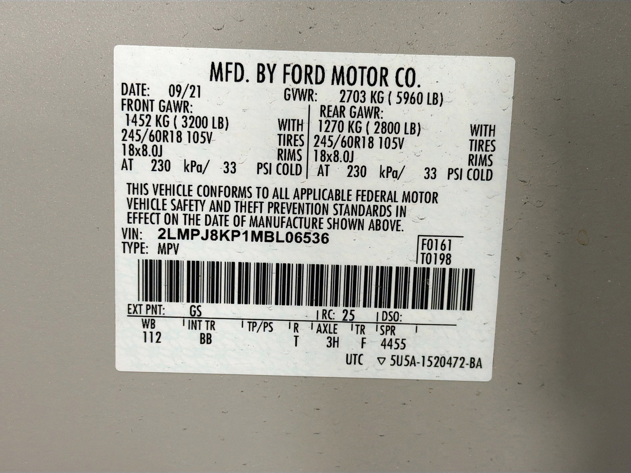 Used 2021 Lincoln Nautilus Reserve image 43