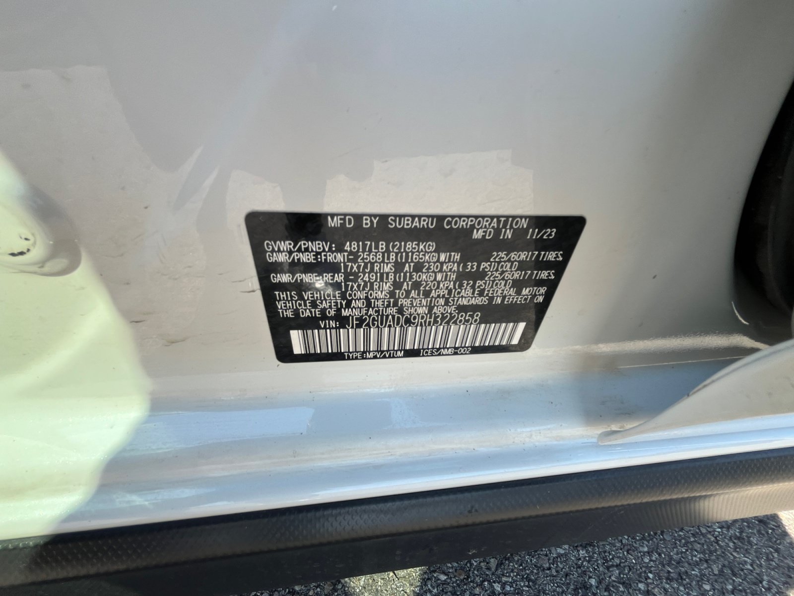 Certified 2024 Subaru Crosstrek 2.0i Premium AWD/4WD image 25