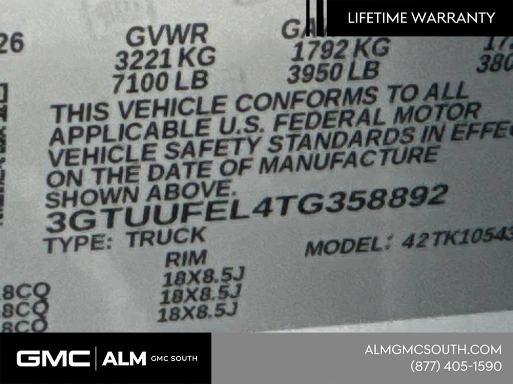 New 2026 GMC Sierra 1500 AT4X AWD/4WD image 37