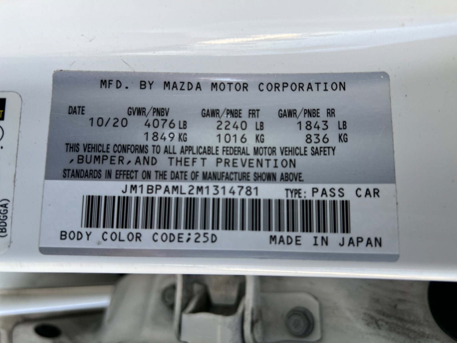 Used 2021 MAZDA MAZDA3 s image 19