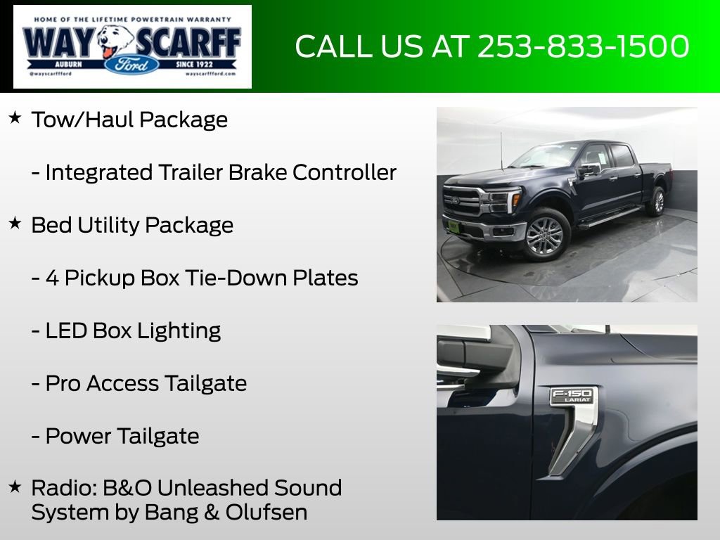 New 2025 Ford F150 Lariat w/ Equipment Group 502A High image 18