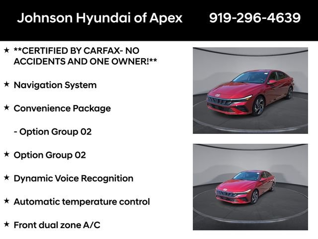 Certified 2024 Hyundai Elantra SEL w/ Convenience Package image 6