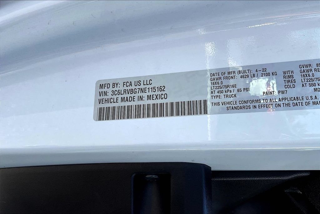 Used 2022 RAM ProMaster 1500 FWD image 18