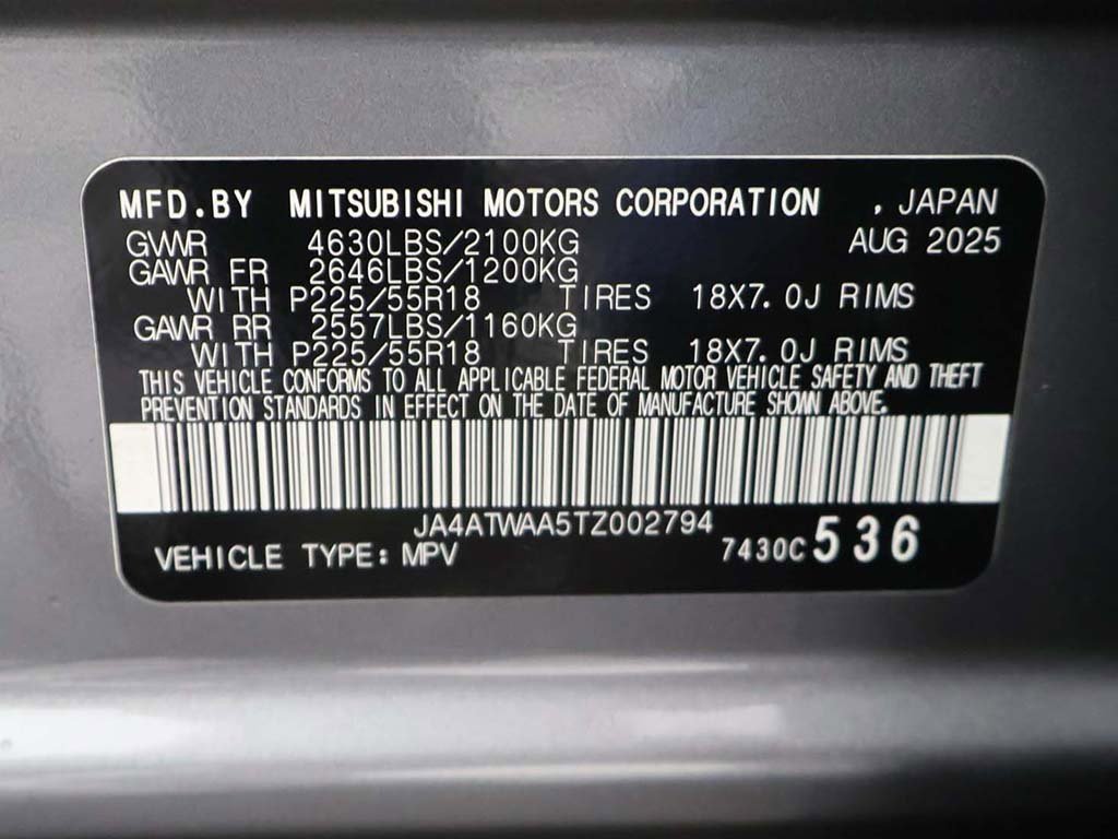 New 2026 Mitsubishi Eclipse Cross Black Edition image 50