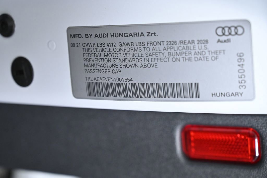 Used 2022 Audi TT 2.0T image 40