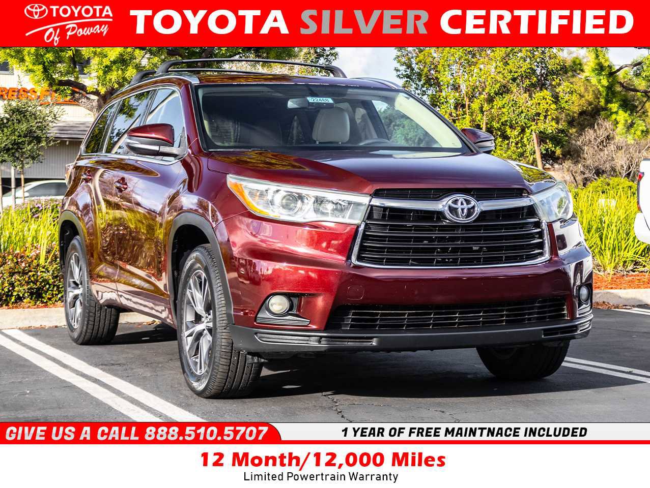 Certified 2016 Toyota Highlander XLE