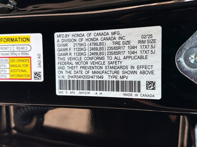 Certified 2025 Honda CR-V LX image 17
