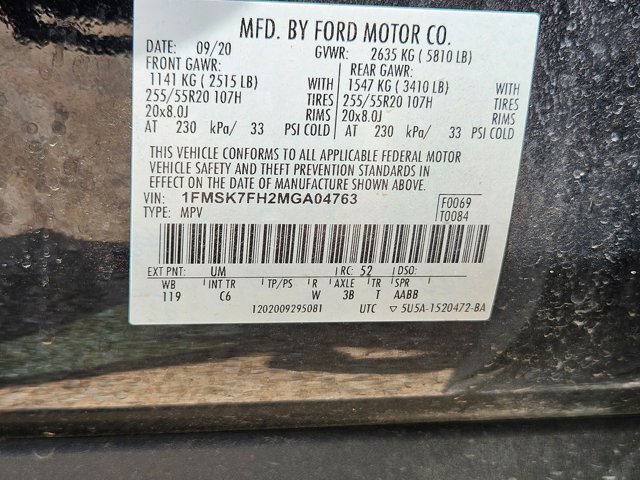 Used 2021 Ford Explorer Limited w/ Equipment Group 301A RWD image 17