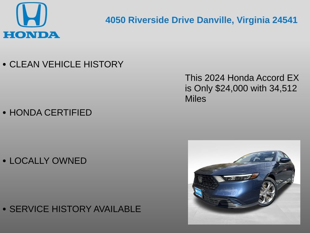 Used 2024 Honda Accord EX image 7