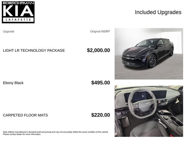 New 2025 Kia EV6 Light w/ Light LR Technology Package AWD/4WD image 4