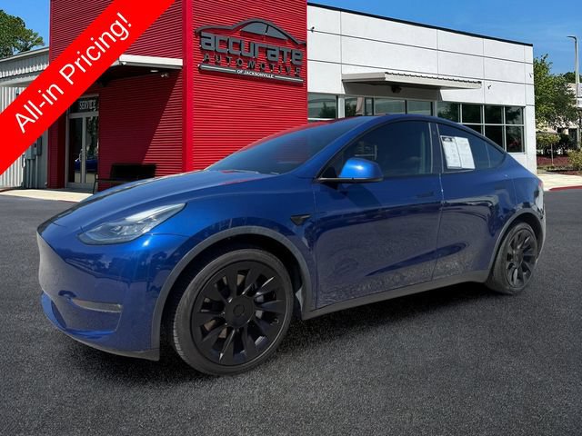 Used 2021 Tesla Model Y Long Range AWD/4WD image 1