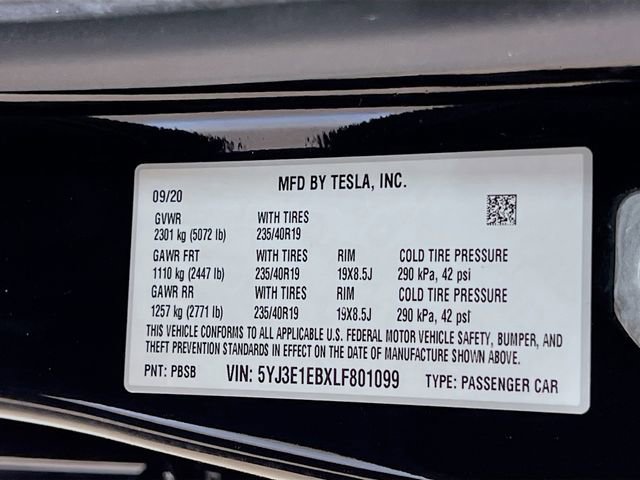 Used 2020 Tesla Model 3 Long Range image 34