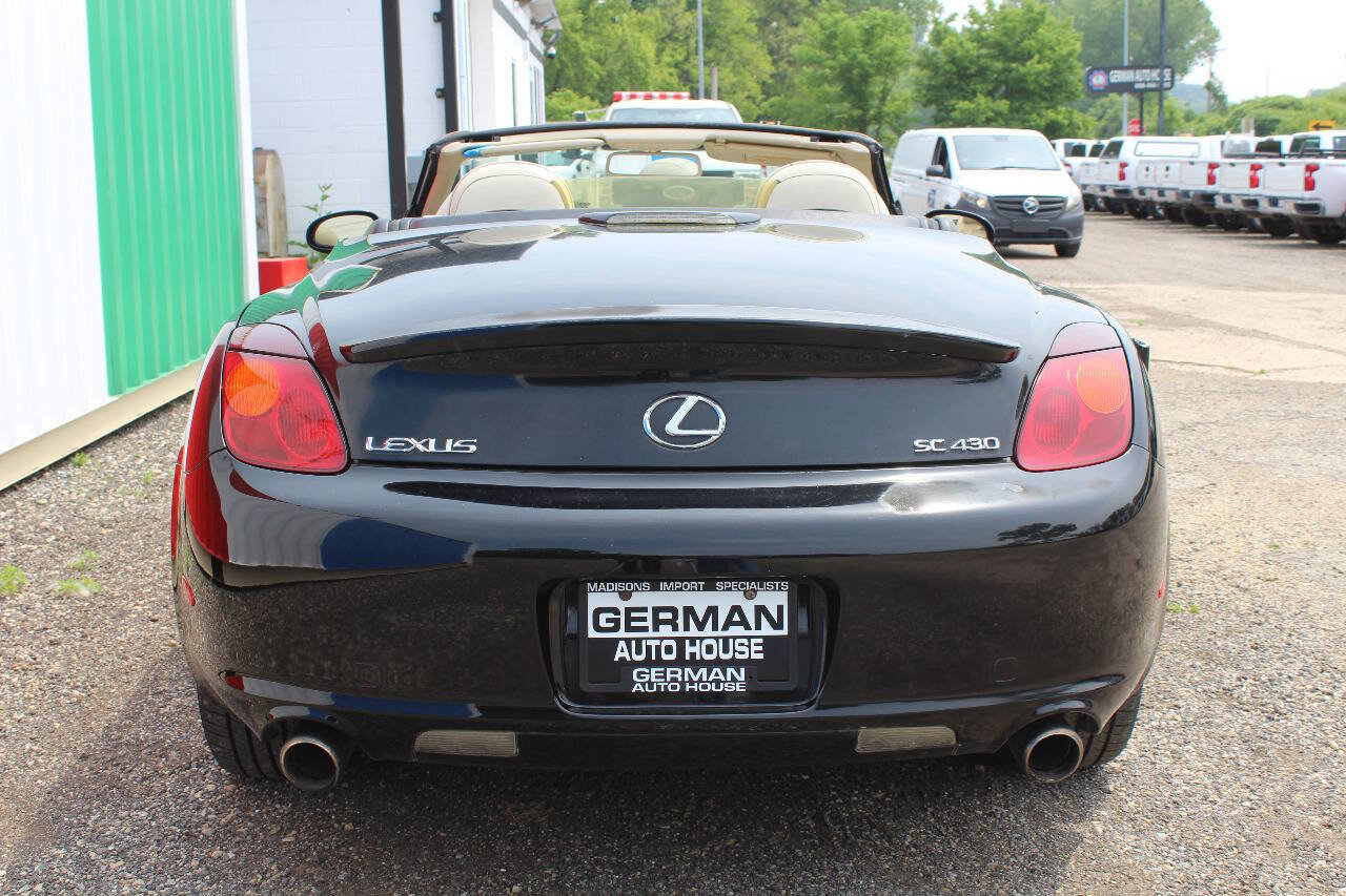 Used 2002 Lexus SC 430 Convertible image 8