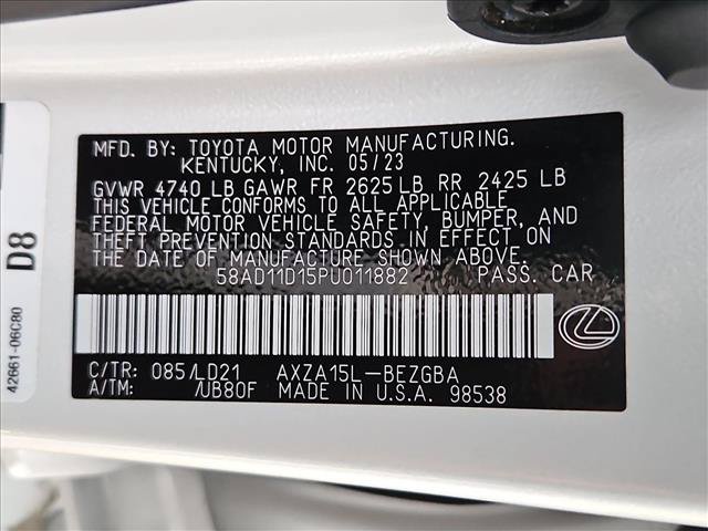 Used 2023 Lexus ES 250 w/ Premium Package AWD/4WD image 26