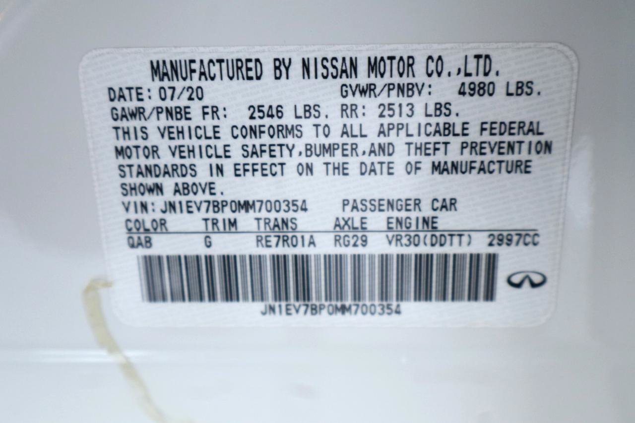 Used 2021 INFINITI Q50 Luxe w/ Seat & Sound Package RWD image 47