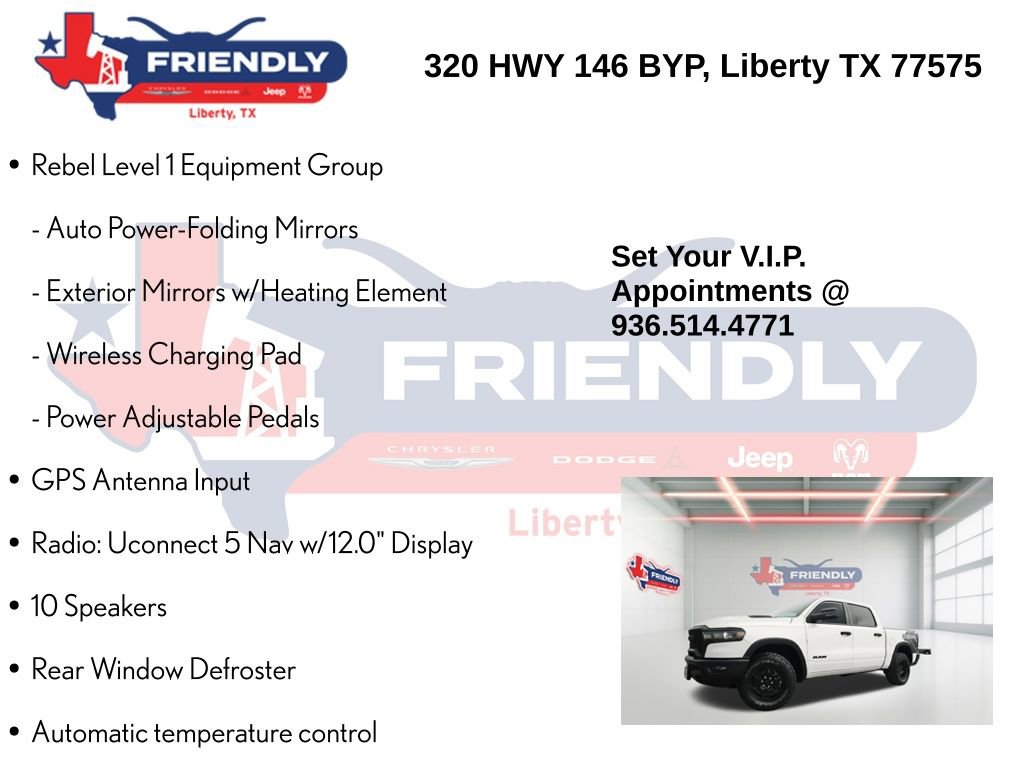 Used 2025 RAM 1500 Rebel w/ Rebel Level 1 Equipment Group image 10