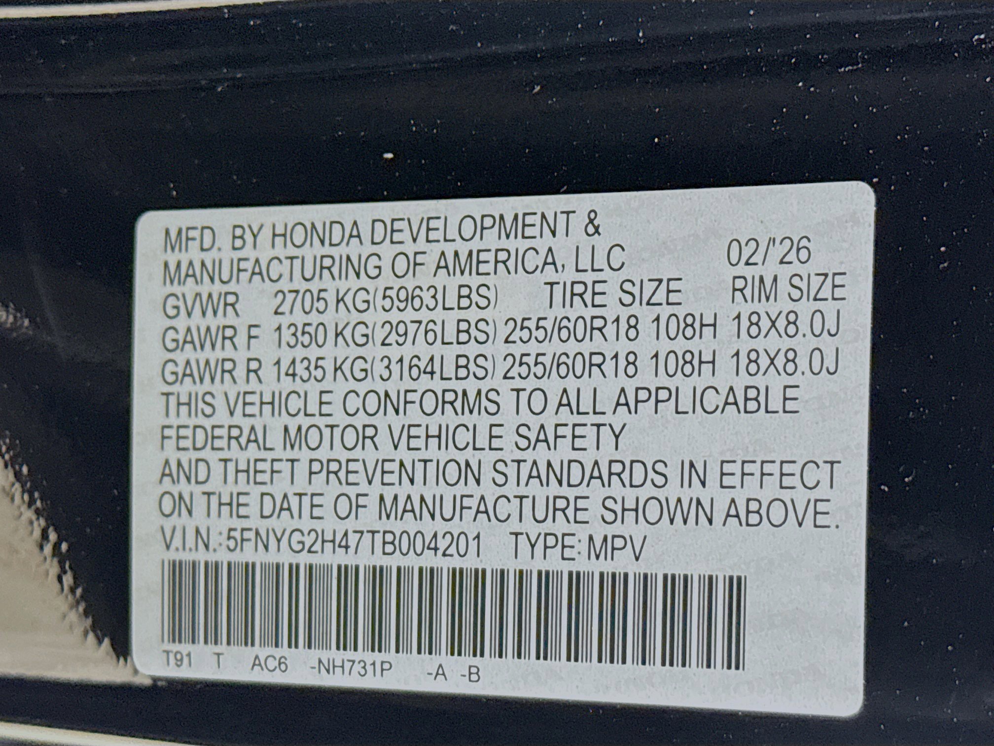 New 2026 Honda Pilot EX-L image 39