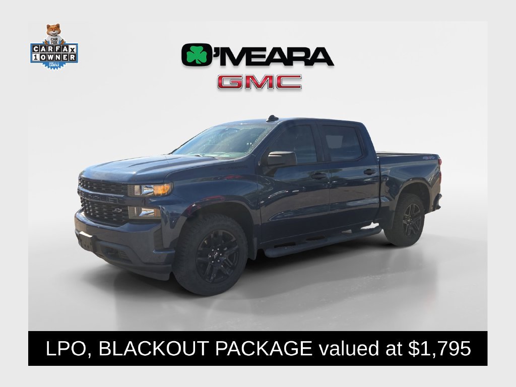 Used 2022 Chevrolet Silverado 1500 Custom w/ LPO, Blackout Package AWD/4WD 360° Tour