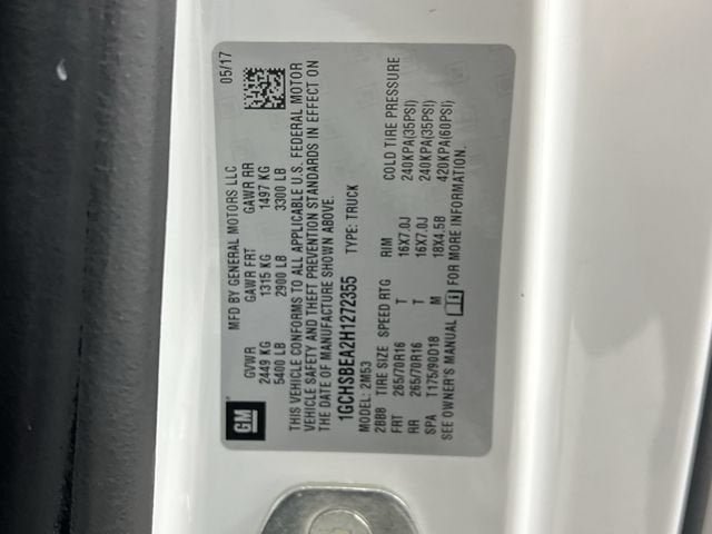 Certified 2017 Chevrolet Colorado W/T w/ WT Convenience Package RWD image 33