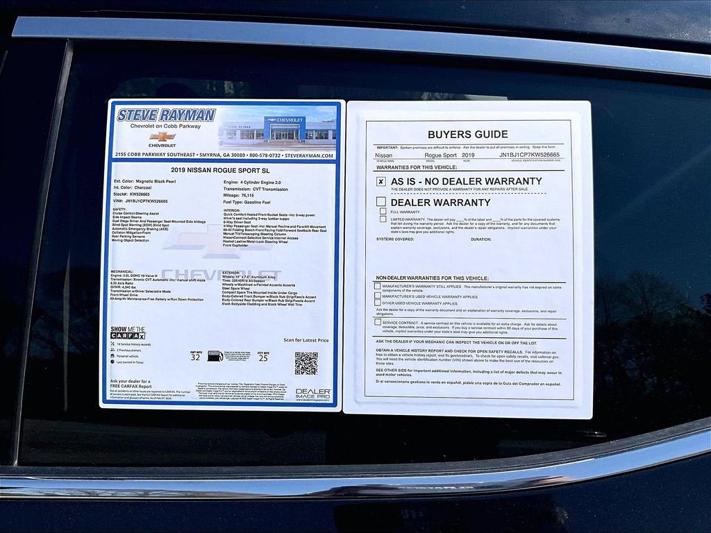 Used 2019 Nissan Rogue Sport SL image 25