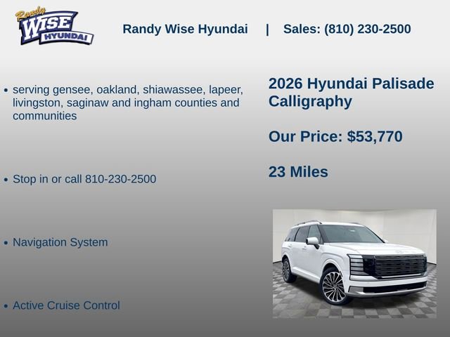 New 2026 Hyundai Palisade Calligraphy FWD image 5