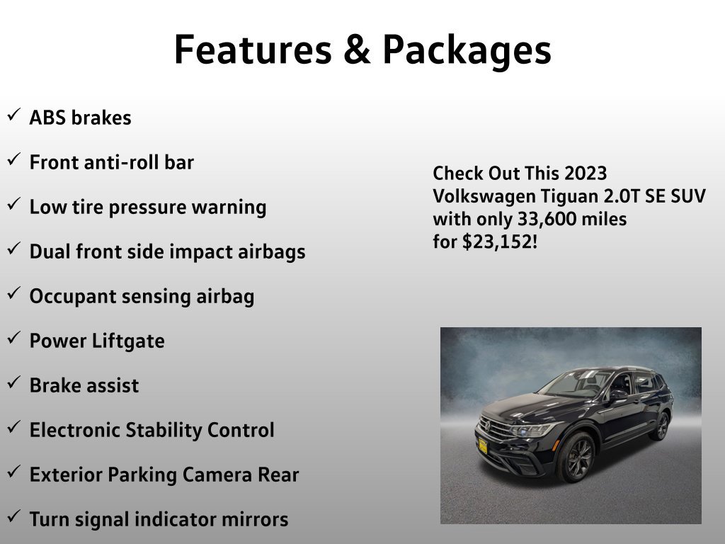 Used 2023 Volkswagen Tiguan SE AWD/4WD image 13