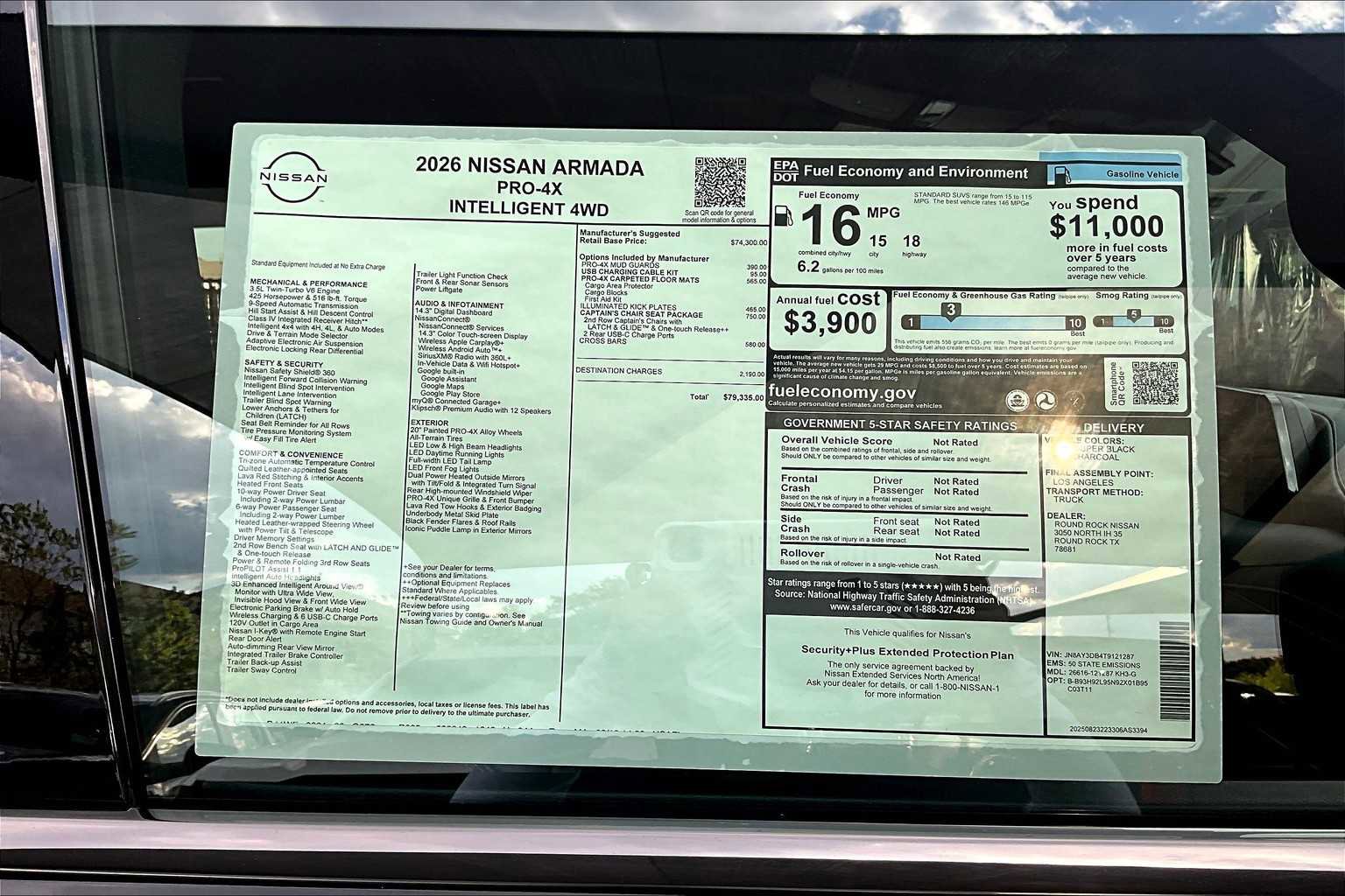 New 2026 Nissan Armada PRO-4X w/ Captain's Chari Seat Package image 19