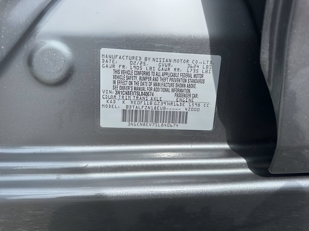 Used 2025 Nissan Versa SV FWD image 29