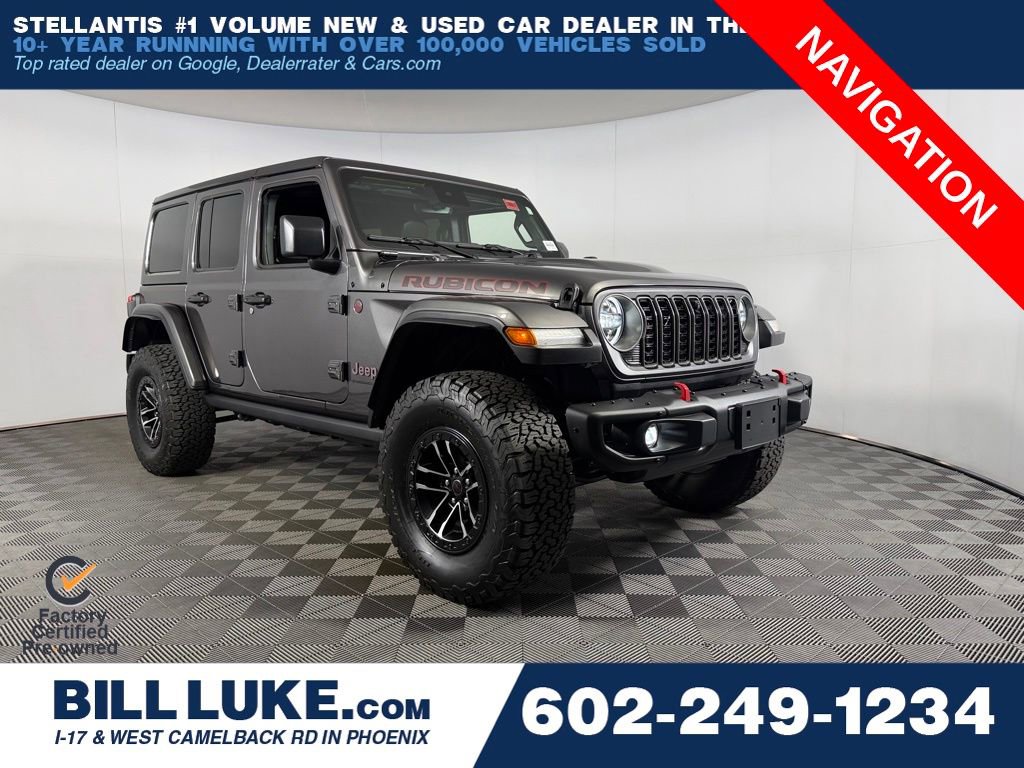 Certified 2025 Jeep Wrangler Unlimited Rubicon image 1