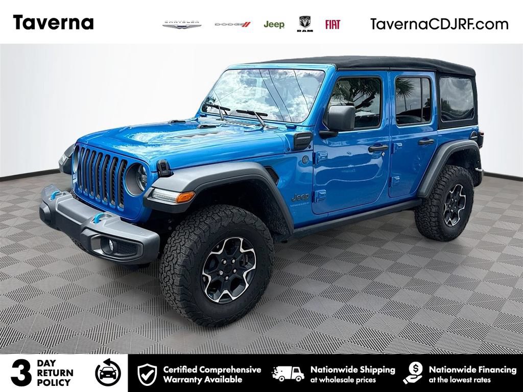 Used 2023 Jeep Wrangler Unlimited Rubicon 4xe w/ Cold Weather Group