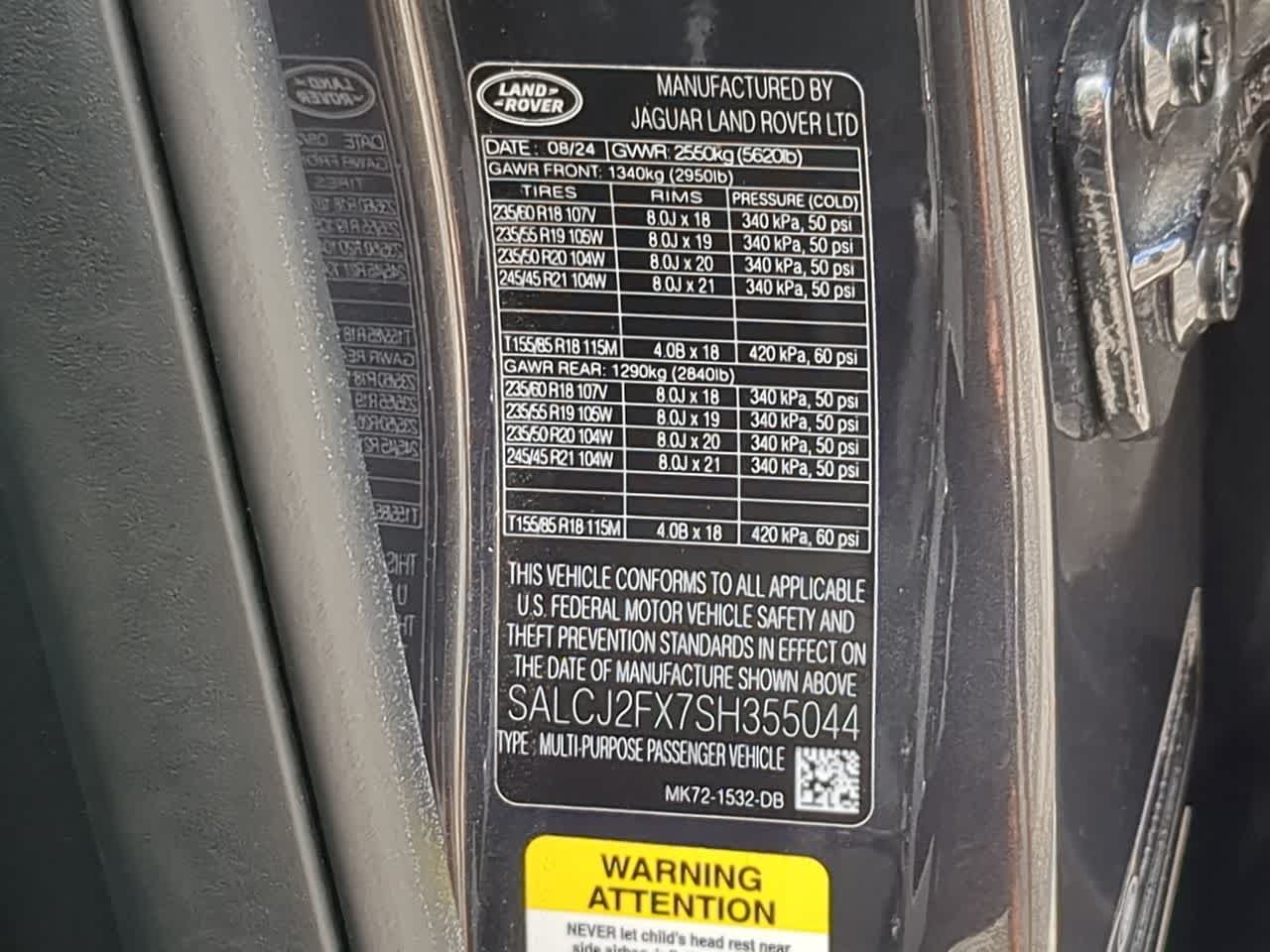 Certified 2025 Land Rover Discovery Sport S AWD/4WD image 39