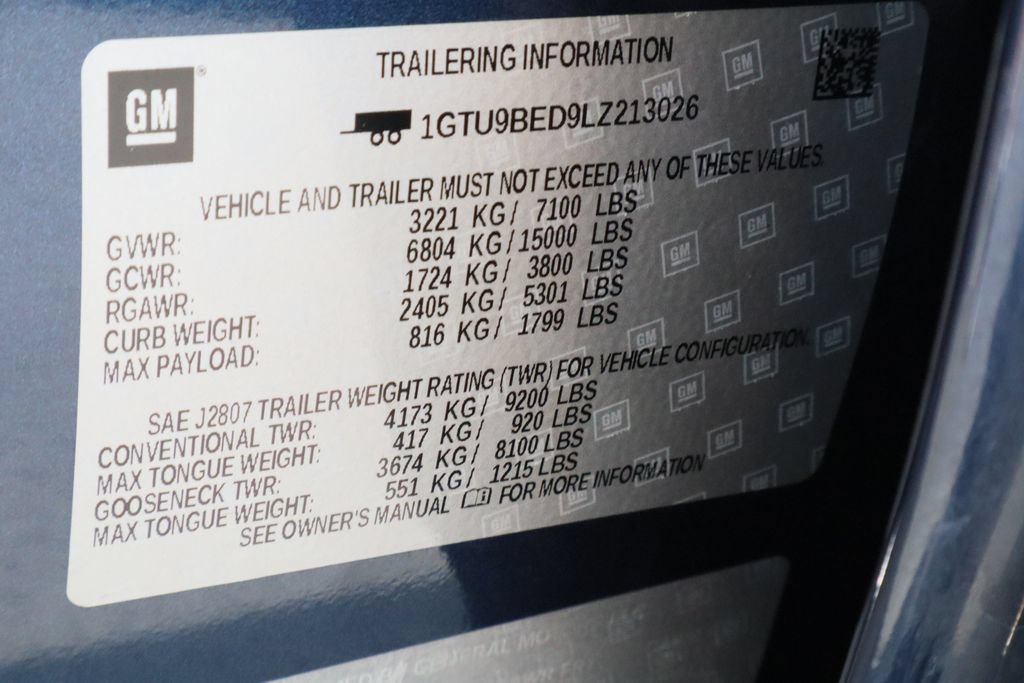 Certified 2020 GMC Sierra 1500 SLE w/ SLE Value Package AWD/4WD image 31