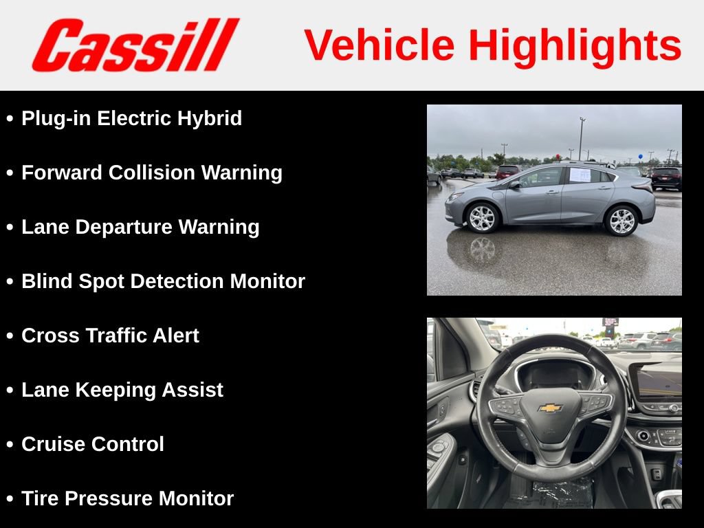 Used 2018 Chevrolet Volt Premier w/ Driver Confidence Package FWD image 7