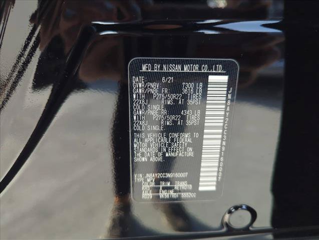 Used 2022 Nissan Armada Platinum RWD image 28